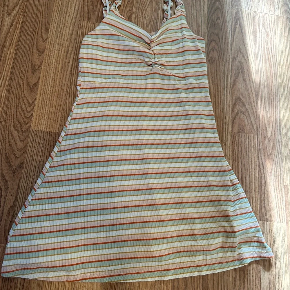 Altar'd State Multicolor Striped Mini Dress - Picture 4 of 5